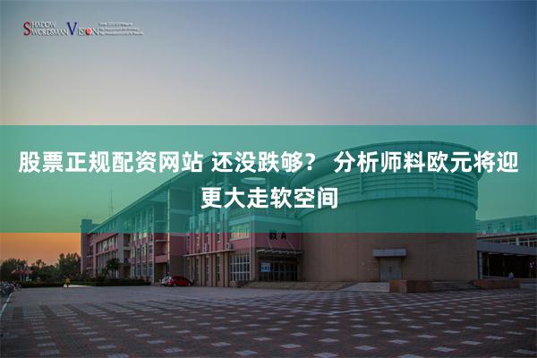股票正规配资网站 还没跌够？ 分析师料欧元将迎更大走软空间