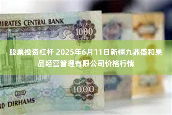 股票投资杠杆 2025年6月11日新疆九鼎盛和果品经营管理有限公司价格行情