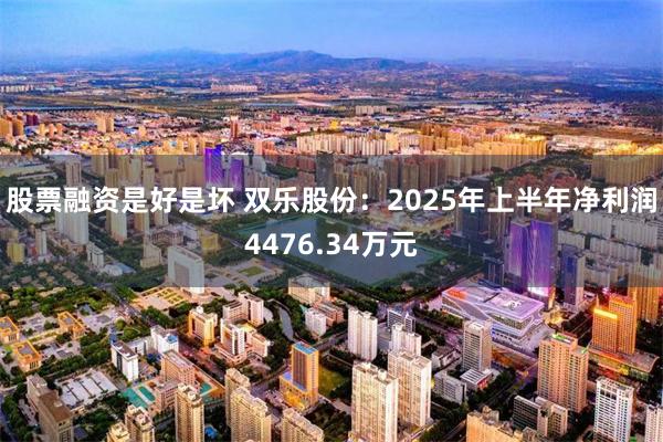 股票融资是好是坏 双乐股份：2025年上半年净利润4476.34万元