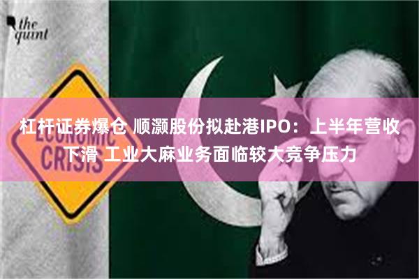 杠杆证券爆仓 顺灏股份拟赴港IPO：上半年营收下滑 工业大麻业务面临较大竞争压力